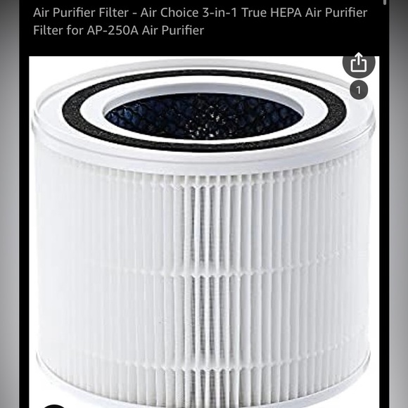 NWT Air Choice 3-in-1 HEPA Filter Model NO AP-250A-HEPA - Picture 1 of 8